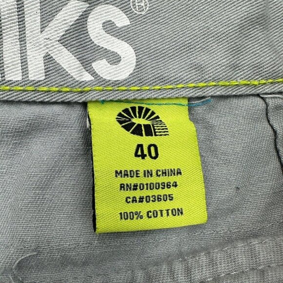 Akademiks Cargo Shorts Men's Size 40 (Actual 36) Gray Y2K Hip Hop Skater Baggy - Picture 3 of 16